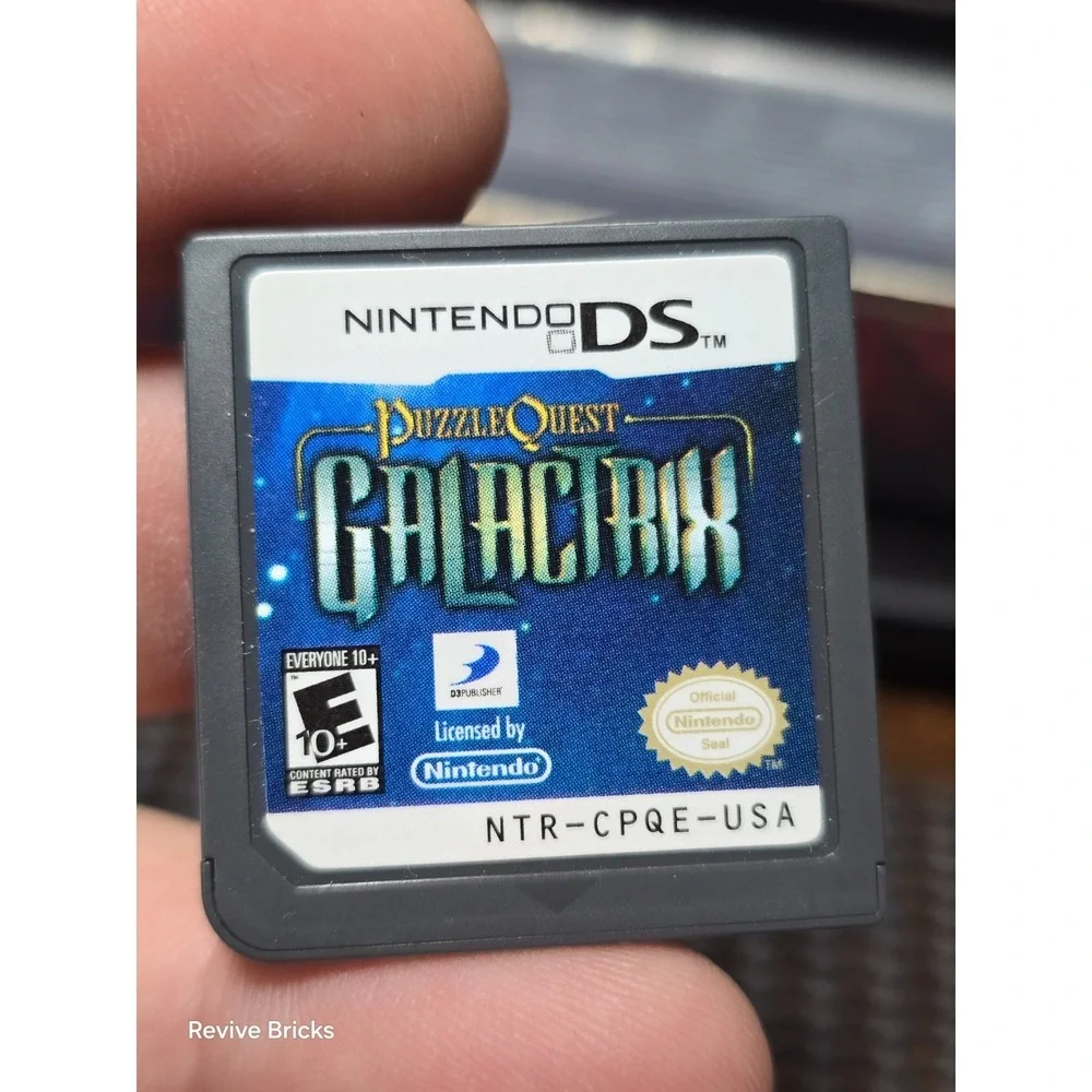 Puzzle Quest: Galactrix (Nintendo DS, 2009) Game Only Tested Working Great Cond.
